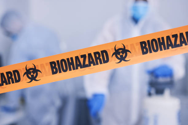 Professional Biohazard technician working in Oak Park, CA